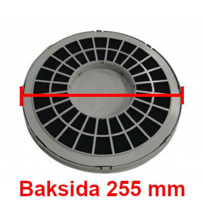 Filterkassett spiskåpa fettfilter runt 260 mm | Fläktbutiken.se