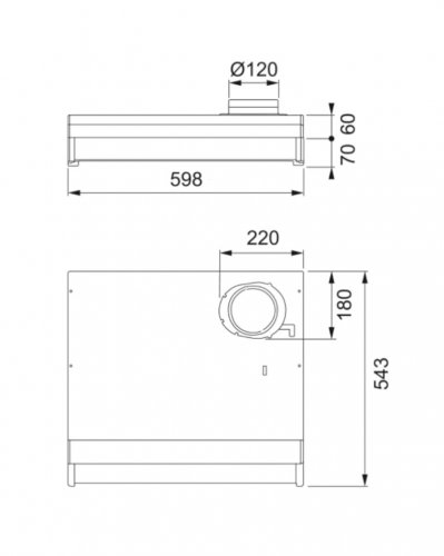 Mått Rostfri Essvent Kåpa